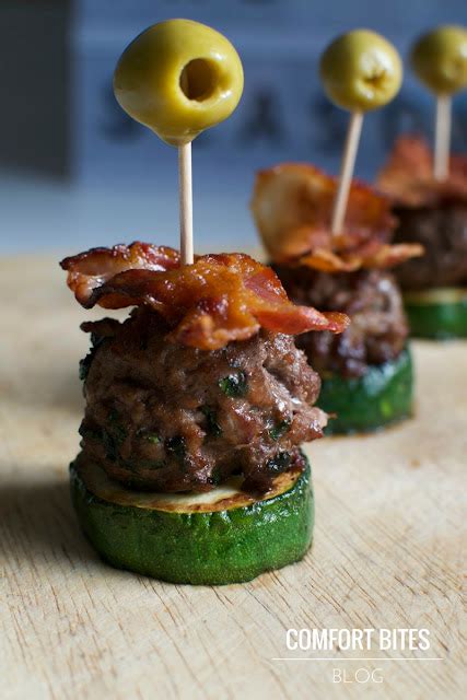 Comfort Bites Blog Mini Paleo Bacon Burger Sliders