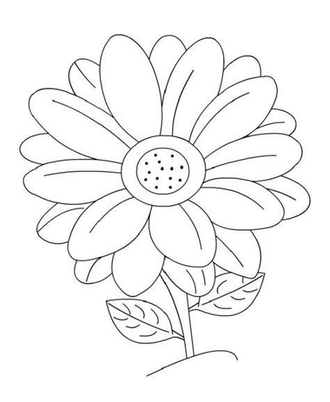 Daisy girl scouts coloring pages. Daisy Flower Garden Coloring Page | Flower coloring pages ...