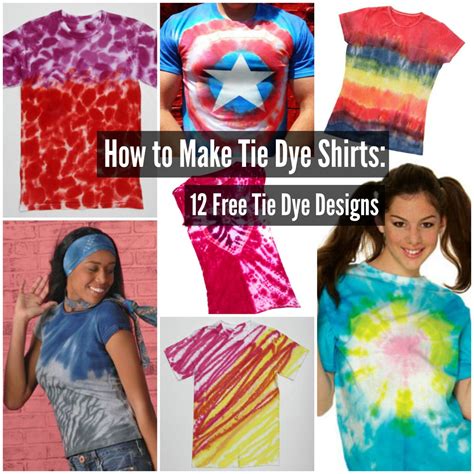 Tie dyeing is always hip and now you can learn how super easy it is to reverse tie dye shirts with this fun bleach tie dyeing tutorial. How to Make Tie Dye Shirts: 12 Free Patterns | FaveCrafts.com
