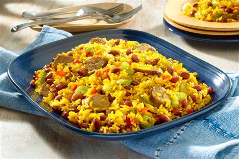 We're breaking down the healthiest rice options on the market. Yellow Rice with Red Beans and Sausage - Recipes | Goya Foods