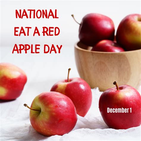 Dec 1 Is National Eat A Red Apple Day