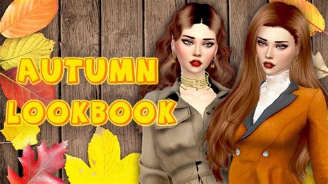 🍂 Autumnfall Lookbook 🍂 Sims 4 Cas Cc List Youtube