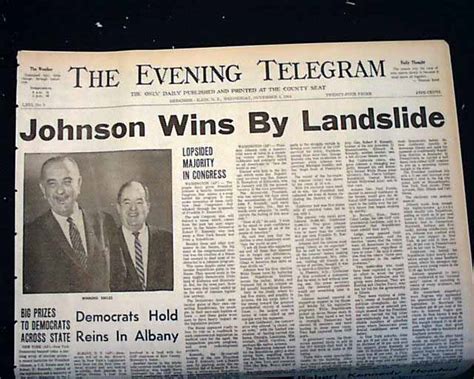 Lbj Wins Election 1964