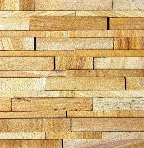 Teak Wood Sandstone Outdoor Wall Cladding Tiles At Rs 120 Square Feet