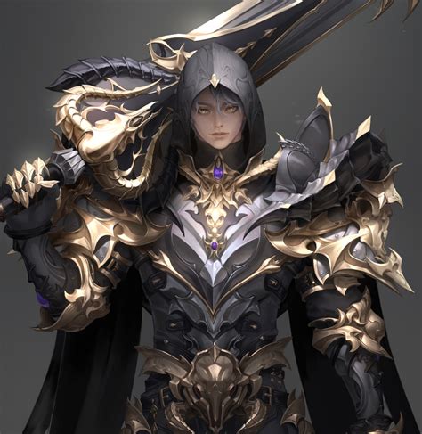 Artstation Character Concept Art Dark Knight Dahye Choi