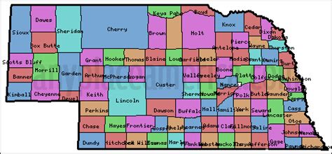 Free Nebraska Maps