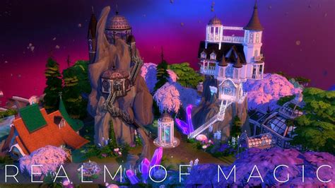 The Sims 4 Speed Build Magical Headquarters Realm Of Magic Nocc