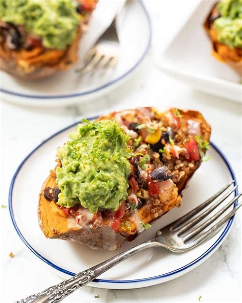 This simple mexican stuffed sweet potato recipe is the most delicious sweet potato recipe ever! Pin on Food & Drink