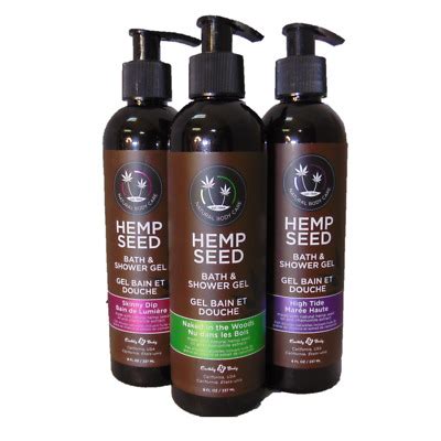 Earthly Body Natural Body Care Hemp Seed Bath Shower Gel Oz