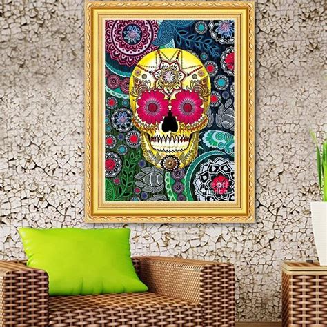 Sugar Skull Art Diy Diamond Painting