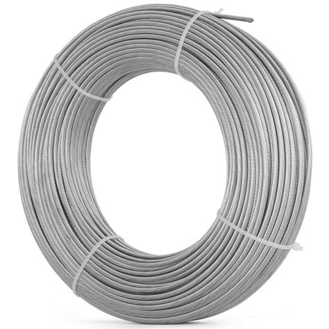 Vevor T316 Stainless Steel Cable Wire Rope1x19 100200300500700
