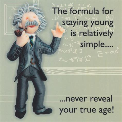 Albert Einstein Birthday Card Funny Olde Worlde Cardspark
