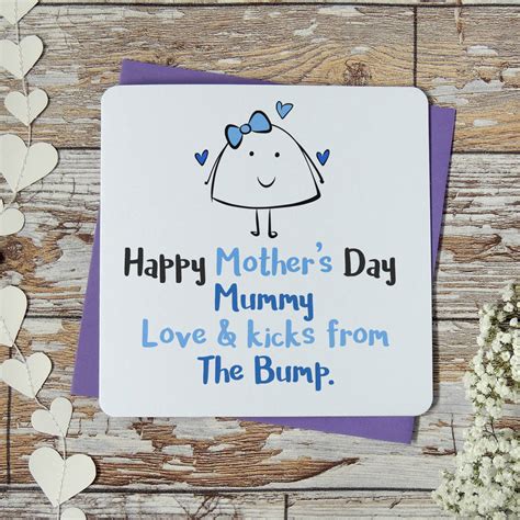 Happy Mothers Day Mummy From The Blue Bump By Parsy Card Co