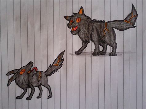 Fire Wolf Pup By Mazdatiger On Deviantart