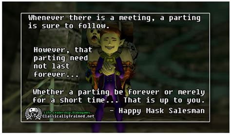 Explore our collection of motivational and famous quotes by authors you majoras mask quotes. Video Game Quotes: Majora's Mask On Starting - ClassicallyTrained.net