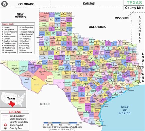 Map Of Texas Counties And Cities Secretmuseum