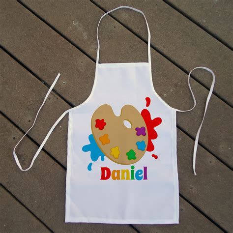 Personalized Kids Apron Kids Art Apron For Boys Or
