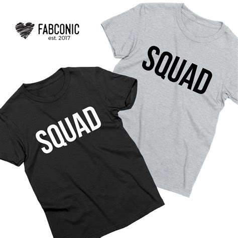 Squad Best Friends Shirts Matching Bff T Shirts Squad Shirts For Women