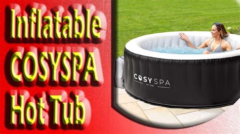 Inflatable Cosyspa Hot Tub Luxury Outdoor Bubble Spa Hot Tub Bubble Spa Tub
