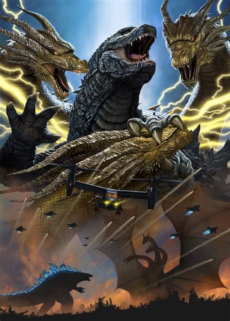 Godzilla Vs King Ghidorah Kong Godzilla Godzilla All Godzilla