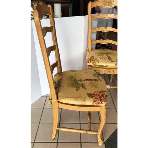 Get the best deal for french country dining room chairs from the largest online selection at ebay.com. Country French Ladderback Dining Chairs With Custom ...