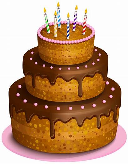 Cake Birthday Transparent Clipart Clip Chocolate Bolo