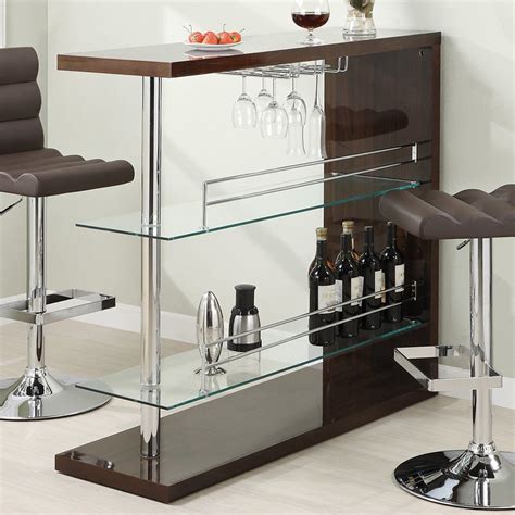Shop Coaster Fine Furniture 4725 In X 435 In Mini Bar At
