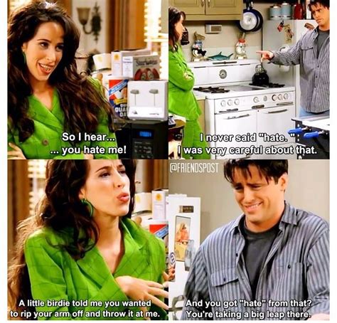 Janice And Joey Friends Tv Friends Moments Friends Funny