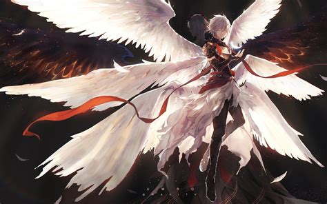 Download 2880x1800 Anime Boys Granblue Fantasy Wings