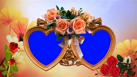 Hd Free Wedding Love Frame Motion Background Video Youtube