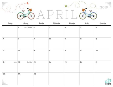 Cute Imom Calendars Calendar Template