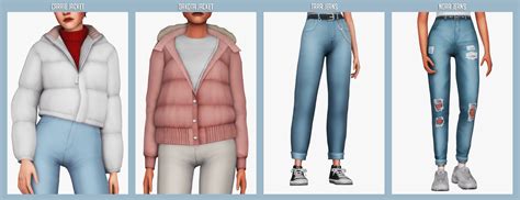 Gerda Winter Cc Pack Clumsyalien On Patreon Sims 4 Mods Clothes