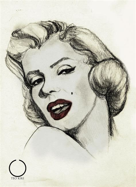 Marilyn Monroe Sketch By Kikiteo57 On Deviantart
