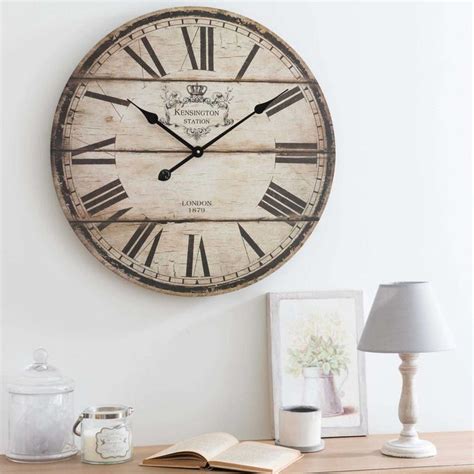 Clocks Large Wall Clocks And Alarm Clocks Maisons Du Monde Horloge