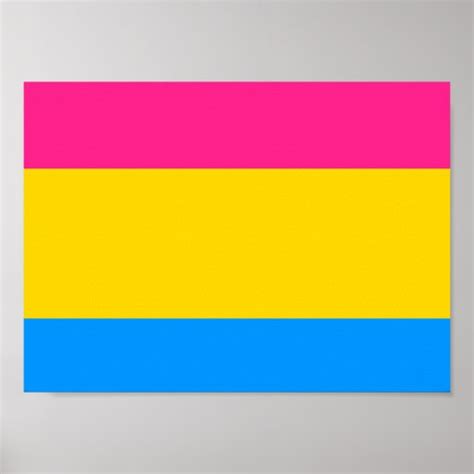 Pansexual Pride Flag Print Zazzle