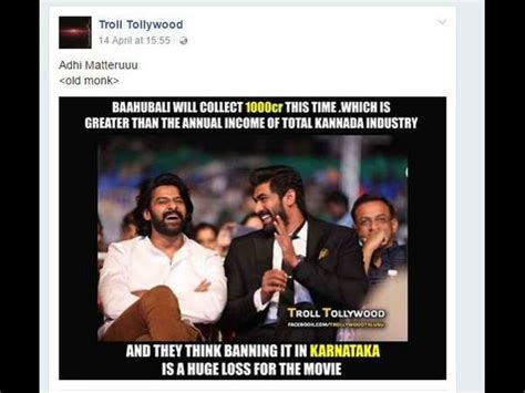 Karnataka results election 2018 live : Memes: Baahubali 2 fans troll Kannada protesters over film ban
