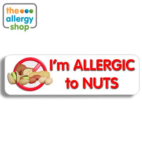 Im Allergic To Nuts Stickers