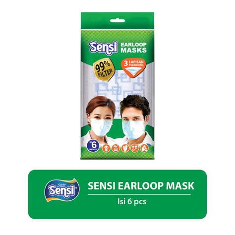 Sensi Mask Earloop Pcs Sensi Indonesia Official Online Shop