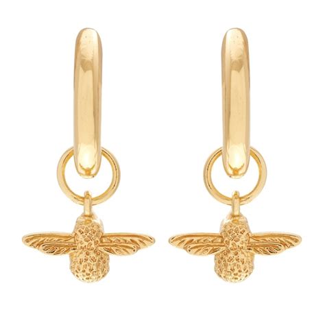Olivia Burton 3d Bee Huggie Hoop Gold Jewellery From T And Wrap Uk