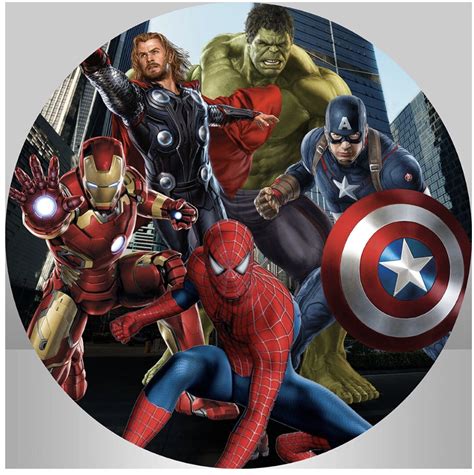 Avengers Spider Man Hulk Thor Iron Man Captain America Party Supplies