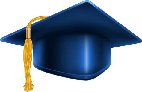 Download Blue Graduation Cap Png Graduation Hat Png Blue Hd