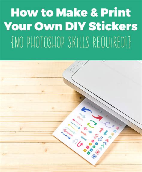 How To Make Your Own Diy Stickers Scrap Booking