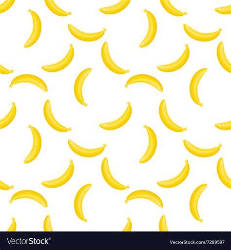 Banana Fruit Pattern Royalty Free Vector Image