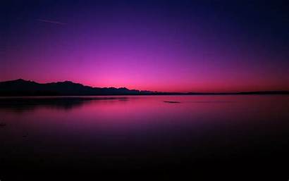 Sunset Lake Horizon 4k Night Ultra