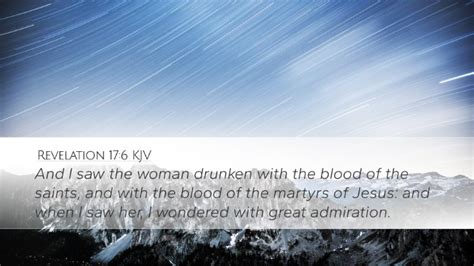 Revelation 176 Kjv Desktop Wallpaper And I Saw The Woman Drunken