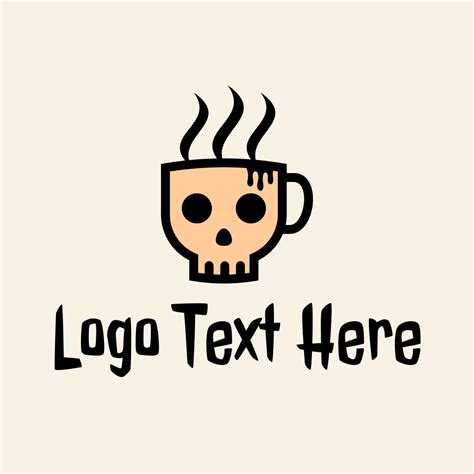 Skeleton Coffee Bar Logo Brandcrowd Logo Maker Brandcrowd Brandcrowd