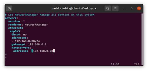 Netplan Inconsistent Indentation Servidor Ubuntu 20 04 Gambaran