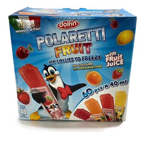 Buy Dolfin Polaretti Fruit Juice Freezer Pops Ice Lollies To Freeze