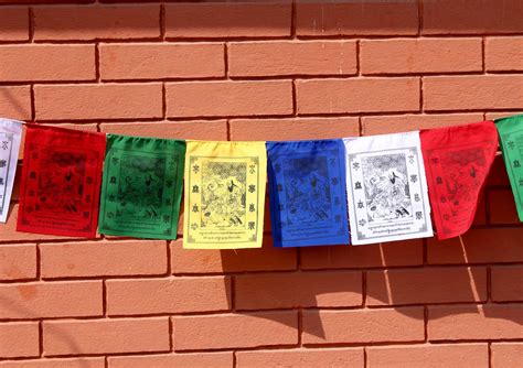 Long Life Symbol Cotton Prayer Flag Tibetan Prayer Flag