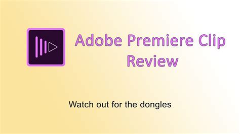 Adobe premiere pro (without aftereffects), premiere elements, magix movie edit pro, or. Adobe Premiere Clip Review - YouTube